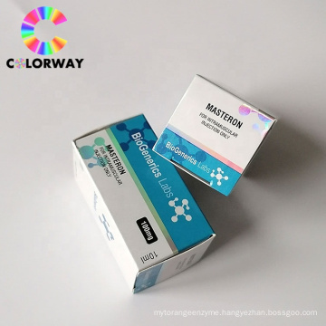 Custom pharmaceutical Printed 10ml Vials box packaging